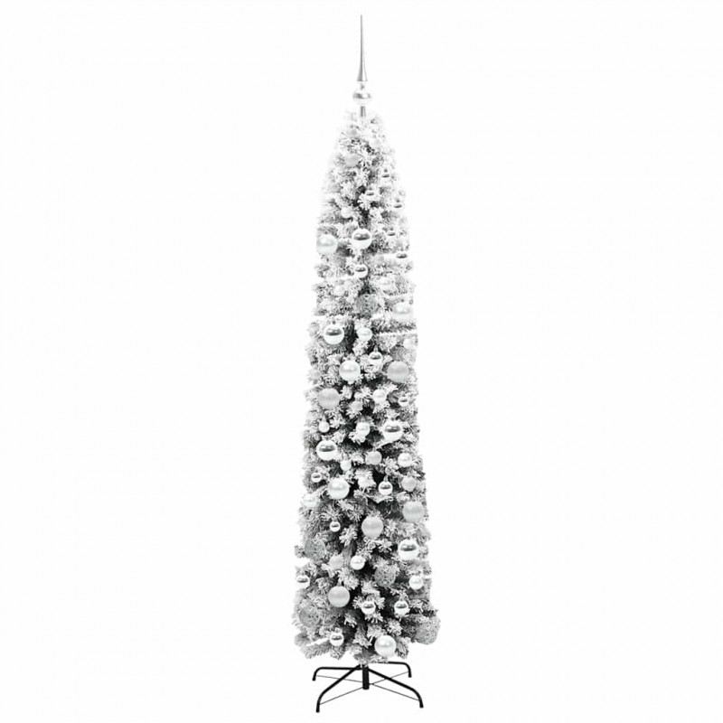 Sztuczna choinka z podstawą Zielony 180 cm PVC, stal i plastik