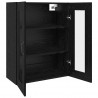 Szafki montowane na ścianie 2 pcs Czarny dąb 69,5 x 34 x 90 cm