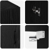 Szafki montowane na ścianie 2 pcs Czarny dąb 69,5 x 34 x 90 cm