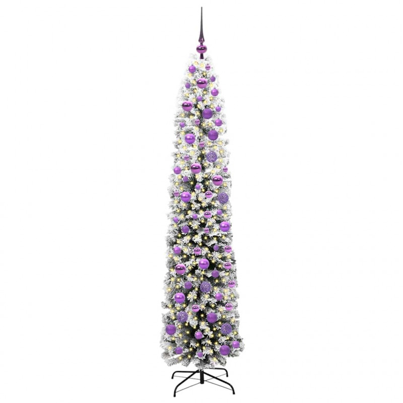 Sztuczna choinka z podstawą Zielony 180 cm PVC, stal i plastik