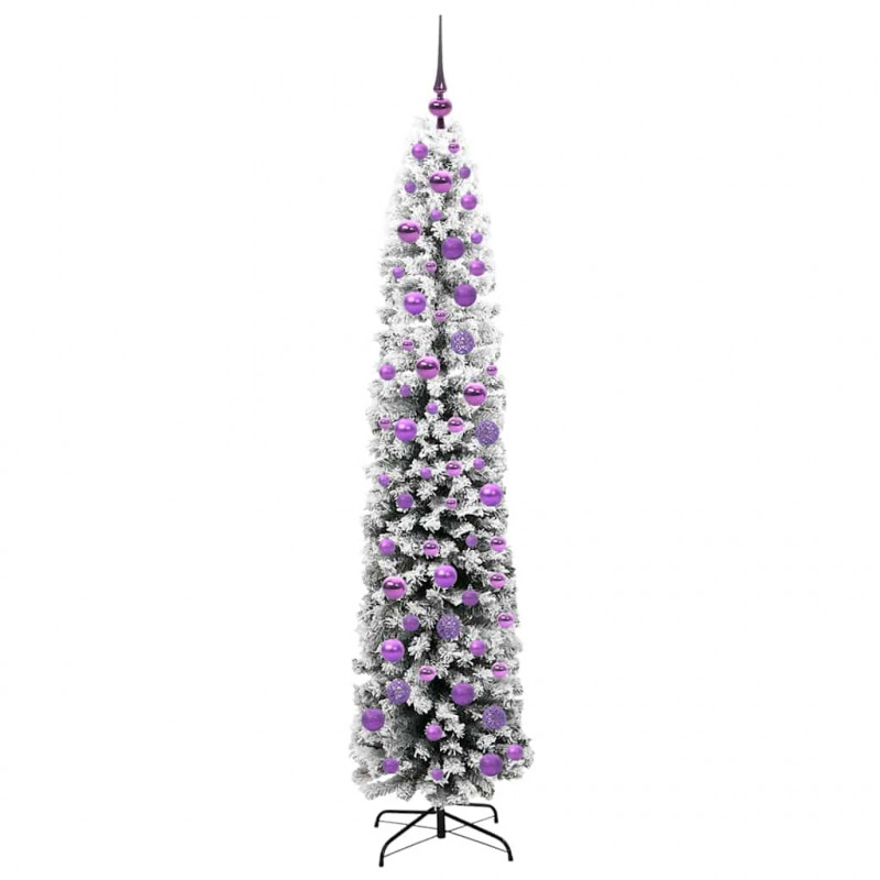 Sztuczna choinka z podstawą Zielony 180 cm PVC, stal i plastik