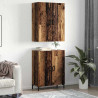 Highboard Montowane na ścianie Stare drewno 69,5 x 34 x 180 cm