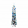 Sztuczna choinka z podstawą Zielony 180 cm PVC, stal i plastik