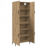 Highboard Montowane na ścianie dąb artisan 69,5 x 34 x 180 cm