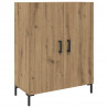 Highboard Montowane na ścianie dąb artisan 69,5 x 34 x 180 cm