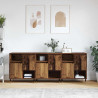 Komody 3 pcs Stare drewno 180 x 35 x 70 cm