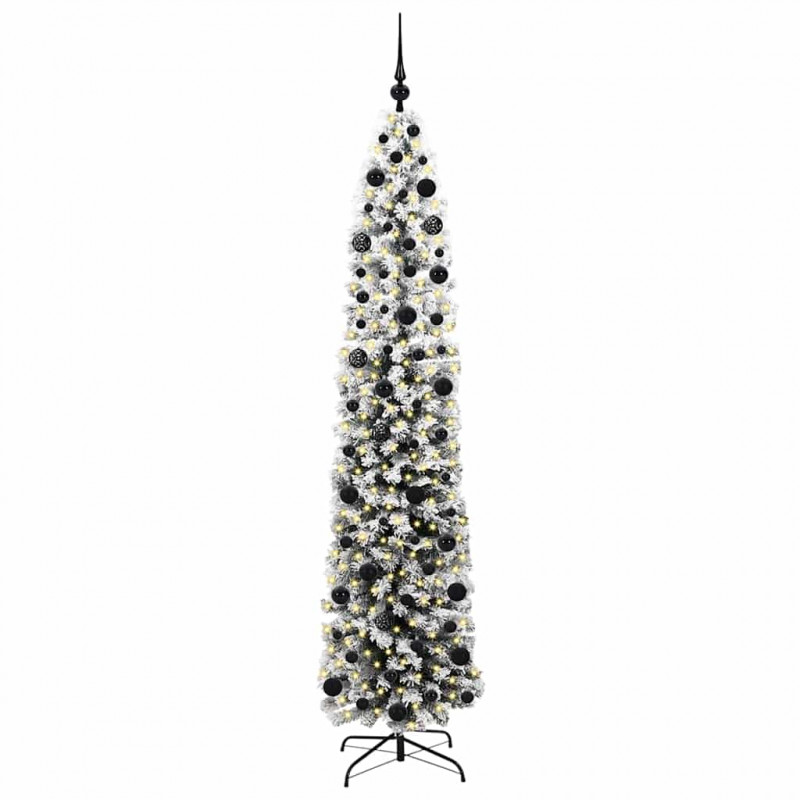 Sztuczna choinka z podstawą Zielony 210 cm PVC, stal i plastik