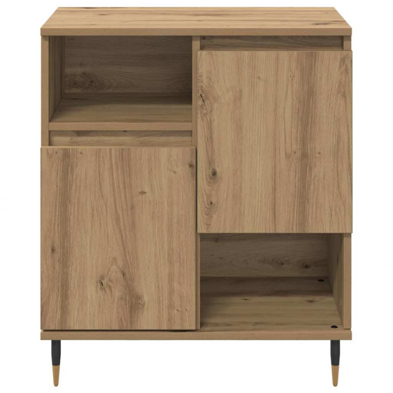 Komody 3 pcs dąb artisan 180 x 35 x 70 cm
