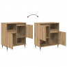 Komody 3 pcs dąb artisan 180 x 35 x 70 cm