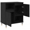 Komody 3 pcs Czarny dąb 180 x 35 x 70 cm