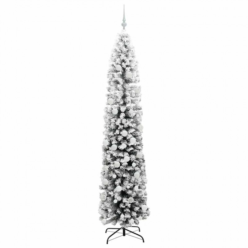 Sztuczna choinka z podstawą Zielony 210 cm PVC, stal i plastik