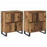 Bufet 2 pcs Stare drewno 60 x 35 x 70 cm
