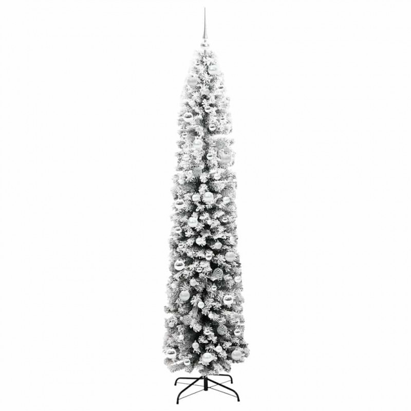 Sztuczna choinka z podstawą Zielony 210 cm PVC, stal i plastik