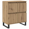 Bufet 2 pcs Dąb rzemieślniczy 60 x 35 x 70 cm