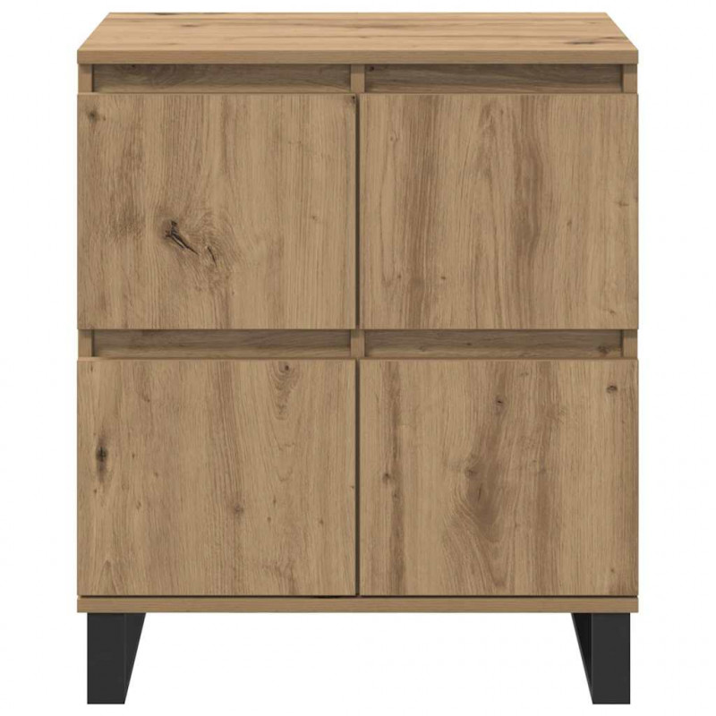 Bufet 2 pcs Dąb rzemieślniczy 60 x 35 x 70 cm