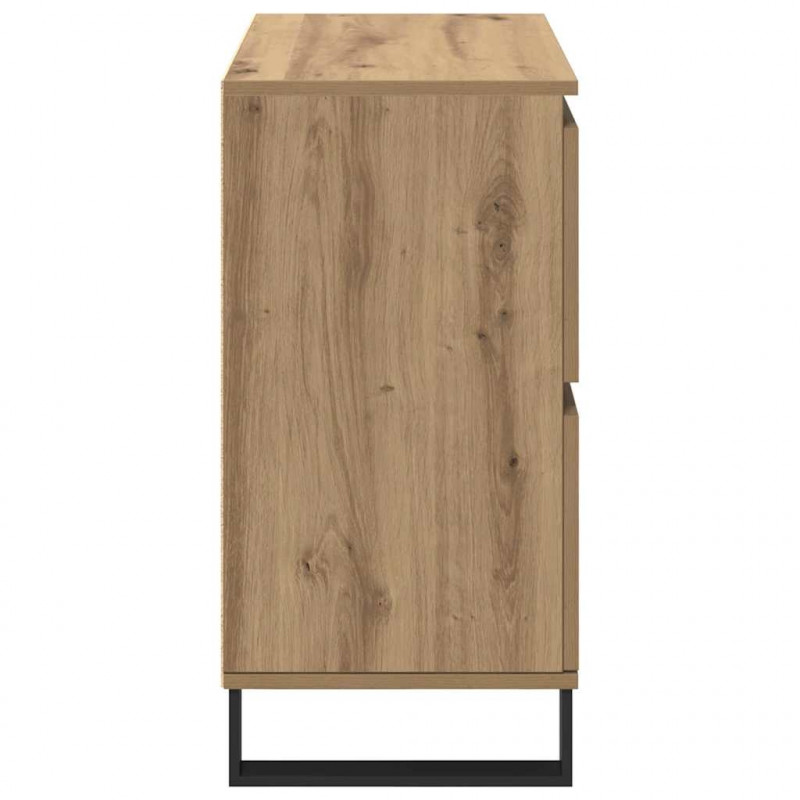 Bufet 2 pcs Dąb rzemieślniczy 60 x 35 x 70 cm