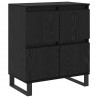 Bufet 2 pcs Czarny Dąb 60 x 35 x 70 cm