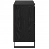 Bufet 2 pcs Czarny Dąb 60 x 35 x 70 cm