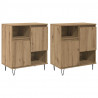 Bufet 2 pcs Dąb rzemieślniczy 60 x 35 x 70 cm