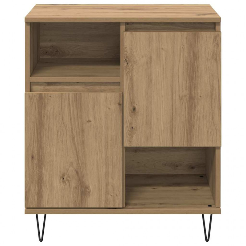 Bufet 2 pcs Dąb rzemieślniczy 60 x 35 x 70 cm