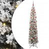Sztuczna choinka z podstawą Zielony 240 cm PVC, stal i plastik