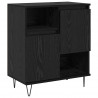 Bufet 2 pcs Czarny Dąb 60 x 35 x 70 cm