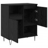 Bufet 2 pcs Czarny Dąb 60 x 35 x 70 cm