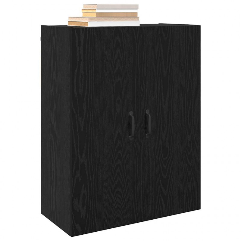 Szafka ścienna 2 pcs Czarny Dąb 69,5 x 34 x 90 cm