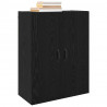 Szafka ścienna 2 pcs Czarny Dąb 69,5 x 34 x 90 cm