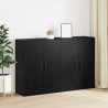 Szafka ścienna 2 pcs Czarny Dąb 69,5 x 34 x 90 cm