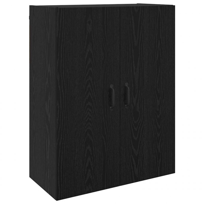 Szafka ścienna 2 pcs Czarny Dąb 69,5 x 34 x 90 cm