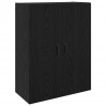 Szafka ścienna 2 pcs Czarny Dąb 69,5 x 34 x 90 cm