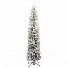 Sztuczna choinka z podstawą Zielony 240 cm PVC, stal i plastik