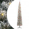 Sztuczna choinka z podstawą Zielony 270 cm PVC, stal i plastik