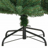 Sztuczna choinka z zawiasami Zielony 120 cm PVC i Metal