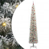 Sztuczna choinka z podstawą Zielony 300 cm PVC, stal i plastik