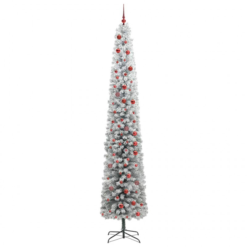 Sztuczna choinka z podstawą Zielony 300 cm PVC, stal i plastik