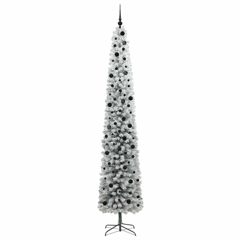 Sztuczna choinka z podstawą Zielony 300 cm PVC, stal i plastik