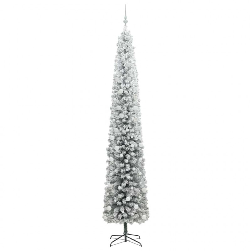 Sztuczna choinka z podstawą Zielony 300 cm PVC, stal i plastik