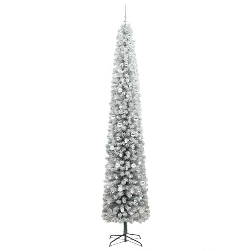 Sztuczna choinka z podstawą Zielony 300 cm PVC, stal i plastik