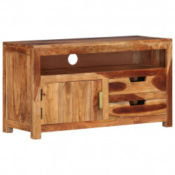Szafka pod TV, 90x34,5x50 cm, lite drewno akacjowe