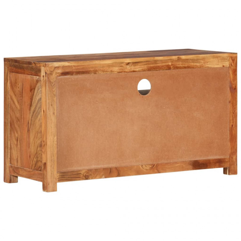 Szafka pod TV, 90x34,5x50 cm, lite drewno akacjowe