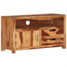 Szafka pod TV, 90x34,5x50 cm, lite drewno akacjowe