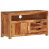 Szafka pod TV, 90x34,5x50 cm, lite drewno akacjowe