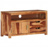 Szafka pod TV, 90x34,5x50 cm, lite drewno akacjowe