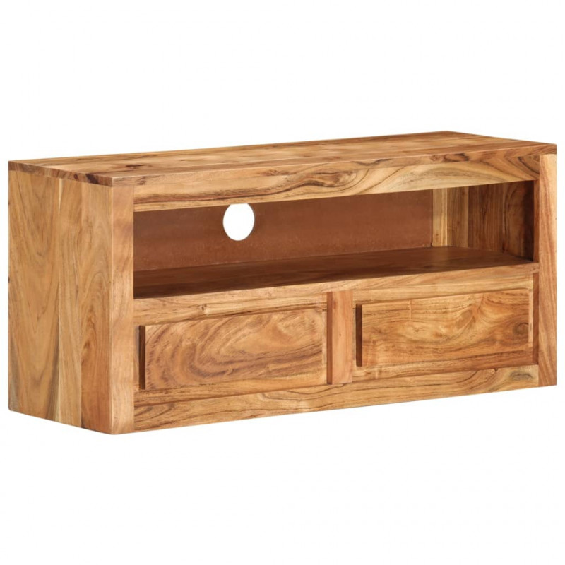 Szafka pod telewizor, 88x30x40 cm, lite drewno akacjowe