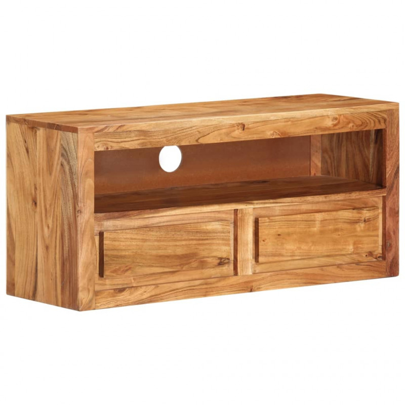 Szafka pod telewizor, 88x30x40 cm, lite drewno akacjowe