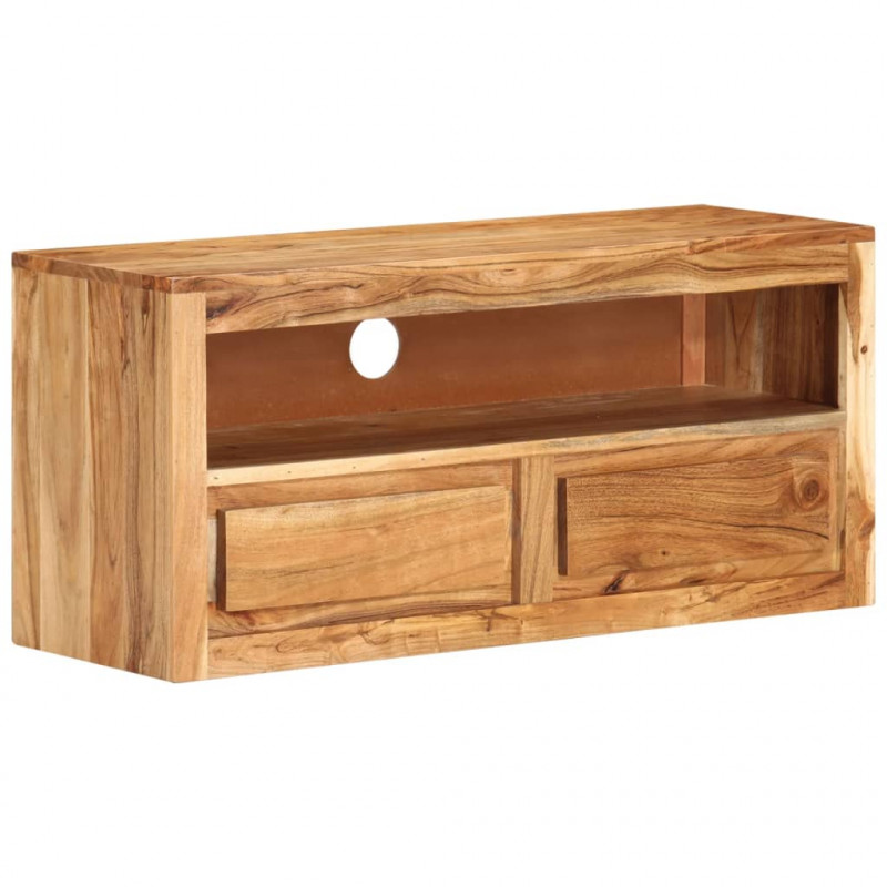 Szafka pod telewizor, 88x30x40 cm, lite drewno akacjowe