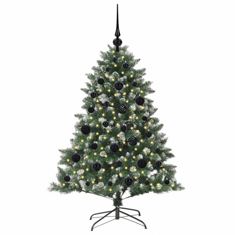 Sztuczna choinka z podstawą Zielony 120 cm PVC, plastik i stal