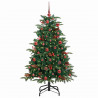 Sztuczna choinka z podstawą Zielony 150 cm PVC, Metal i Plastik